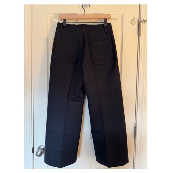 Maeve Colette Cropped Wide-Leg Ponte Pants - Picture 2 of 4